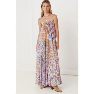 Spell Renew Patchwork Strappy Maxi Size S NWT